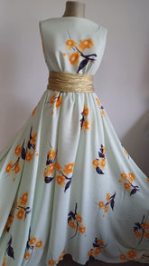 Viscoza Maroken Vernil Buchet Floral Orange VIS1200